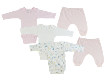 Infant Girls Long Sleeve Onezies and Joggers